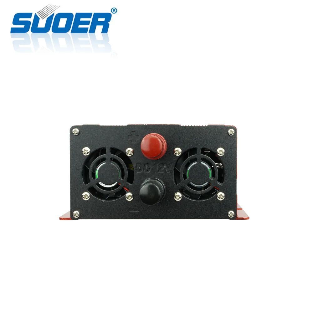  Suoer заводская цена DC 12v AC 220v 1.5kw чистый синусоидальный инвертор солнечной энергии для домашнего