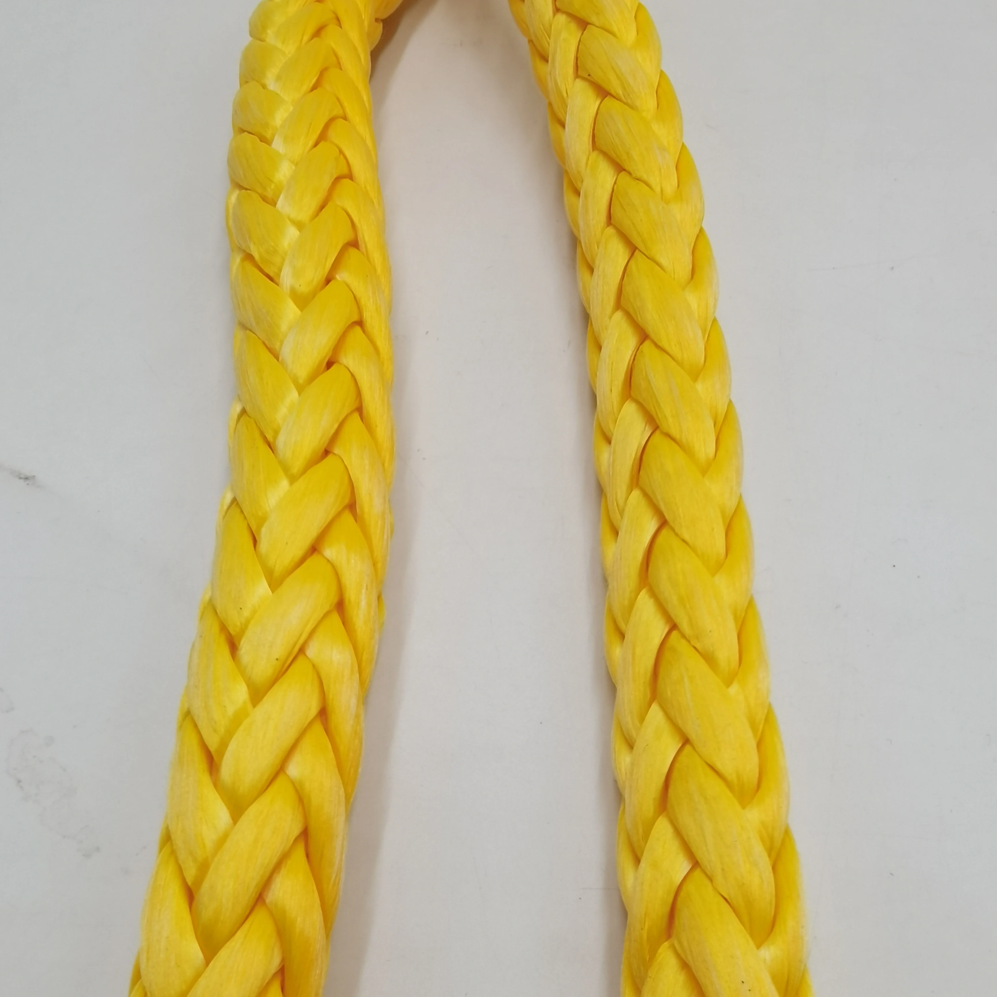 colorful 38 40 42 44 mm * 200 220 m 12 strand UHMWPE marine rope for ships heavy load marine scientific research in engineering