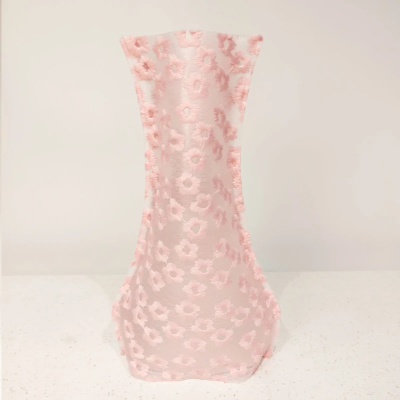 factory direct sale Foldable decorative plastic flower vase for home decor