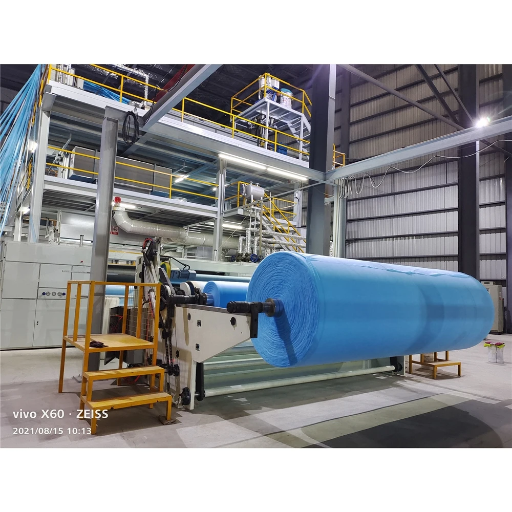 Customized Size nonwoven fabric spunbond polyester fiber thermal bonded machine nonwoven production line