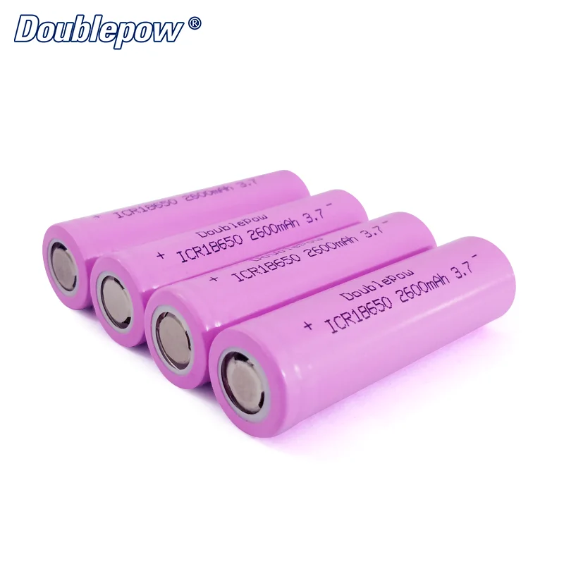 Customized 3.7v 18650 Lithium Rechargeable Battery Portable Safety Flat Top ICR Lin-ion Cells Golf Carts Boats 3.7 volt Factory