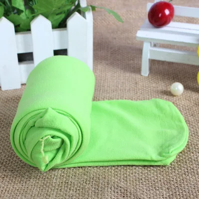 Candy color plain knit ribbed pants leggings cute velvet pantyhose stockings baby tights for girls