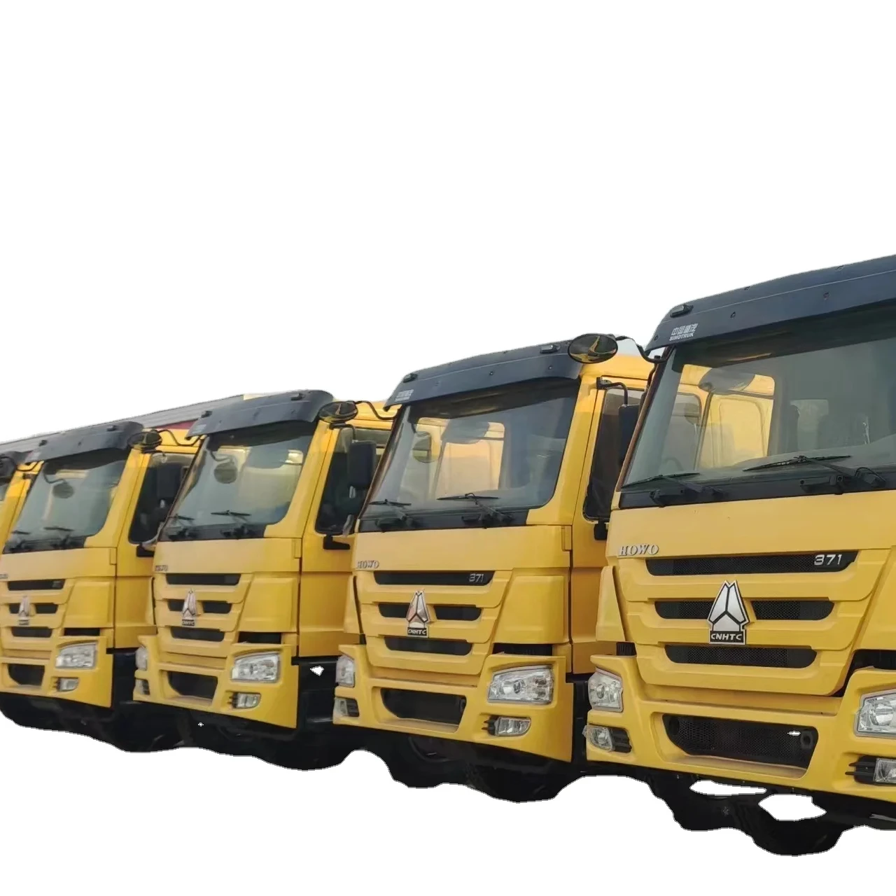 Китайский Национальный большегрузный грузовик Haowo T7h A7 420HP CNG Подержанный тягач