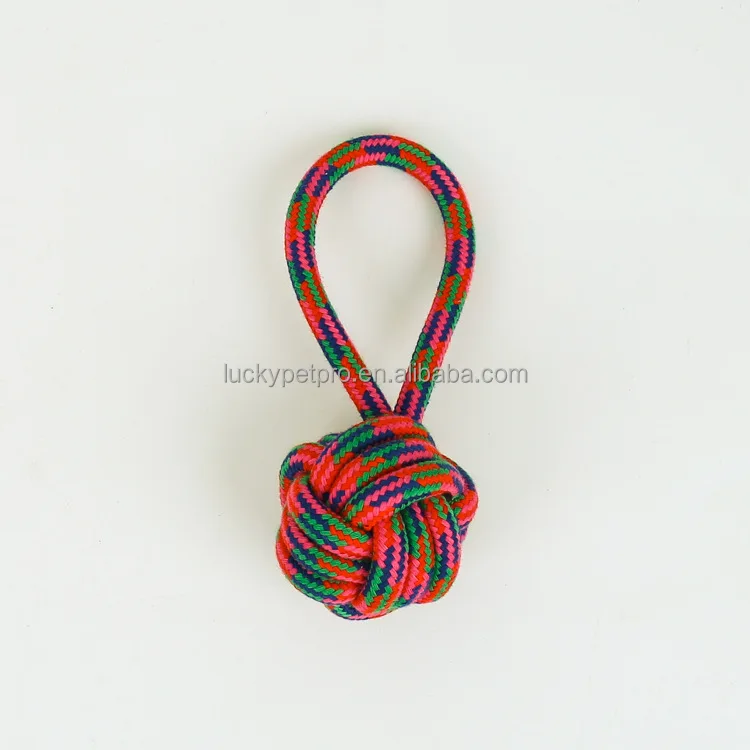 2024 Red rope molar teeth cheap pet dog rope gift 5 pcs rope durable dog toys set