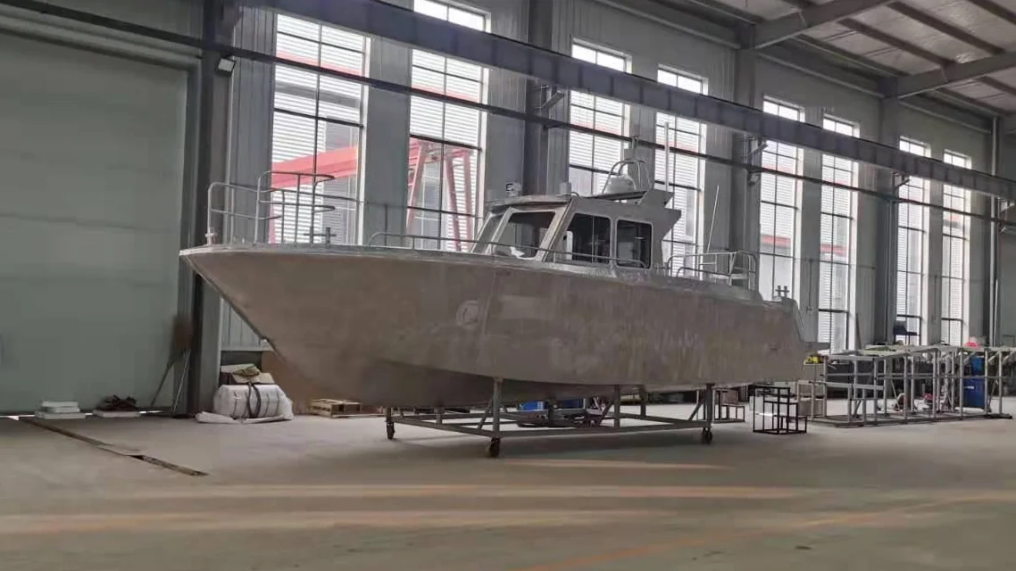 Сертифицированная Ce алюминиевая рыболовная лодка, продажа 11 метров, бизнес-яхта, высокоскоростная Рабочая лодка в большом море