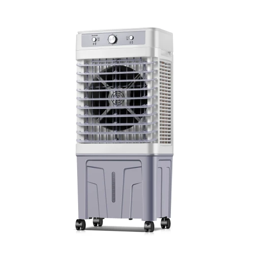 9500 Airflow 45L Water Tank Portable Air Cooler with top glass and Remote control