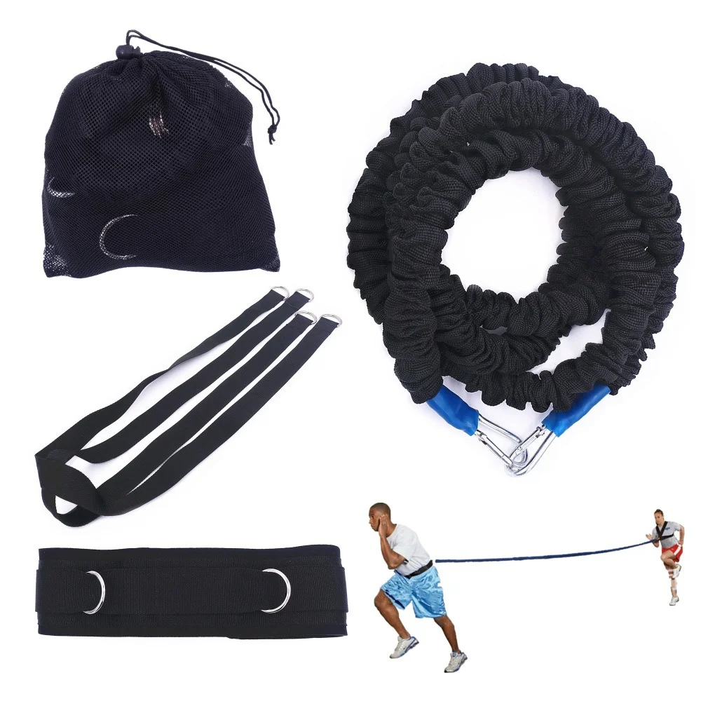 Running resistance Training bungee fitness band elastic shoulders support heavy training Bungee Cord
