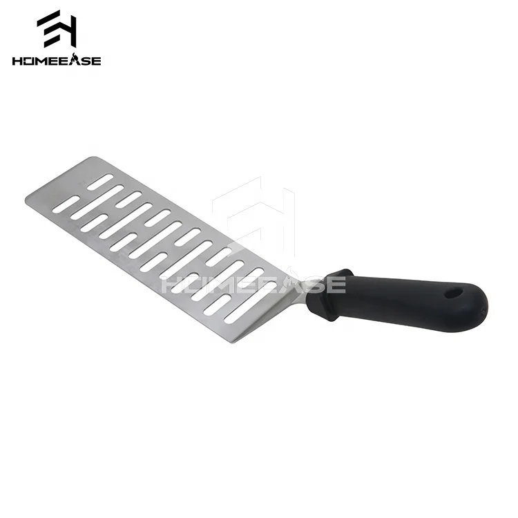 
Hot selling kitchen multifunctional plastic handle turner steak pancake pizza fish bbq spatula 