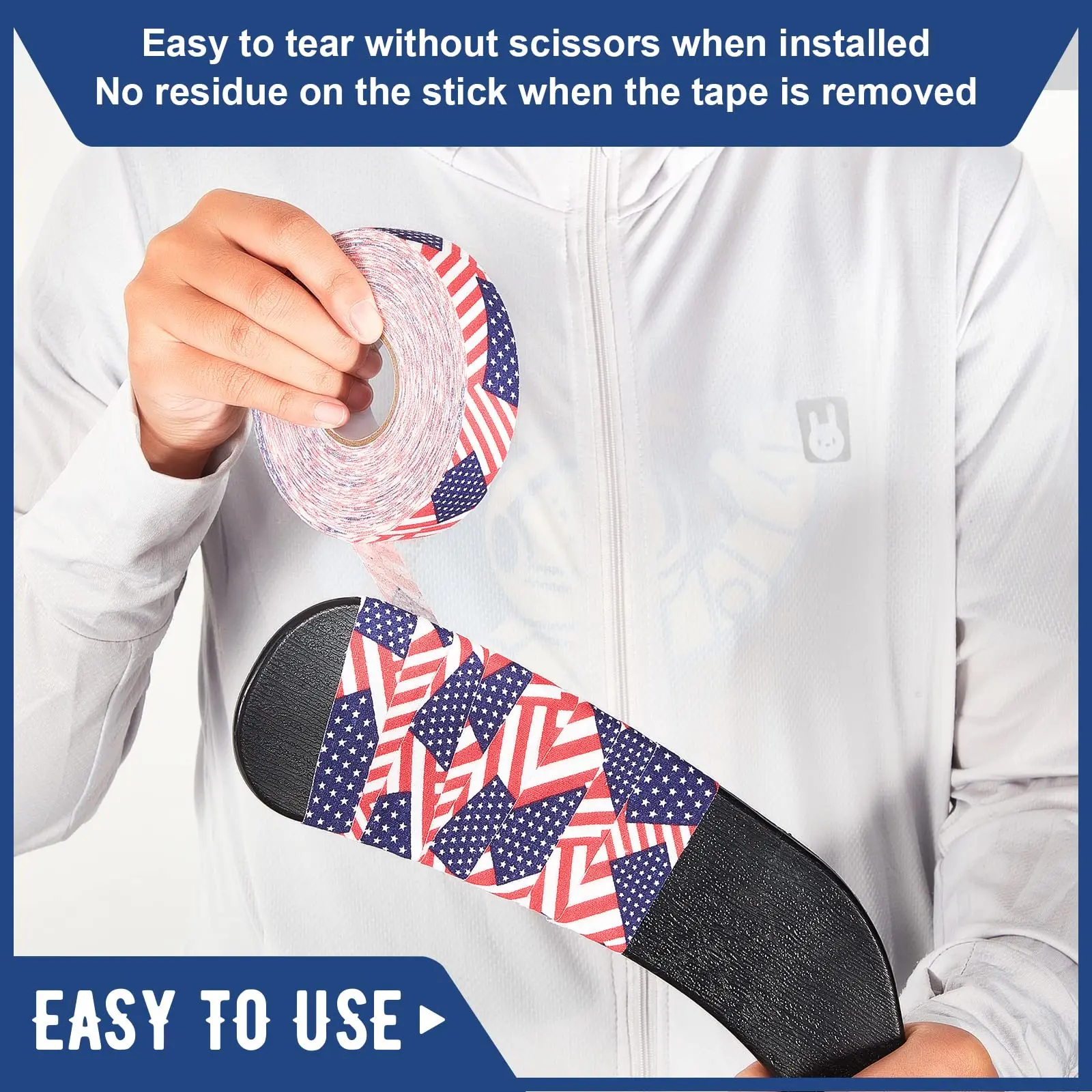 High sticky hot melt adhesive cotton sport ice hockey stick tape wholesale Manufacturers