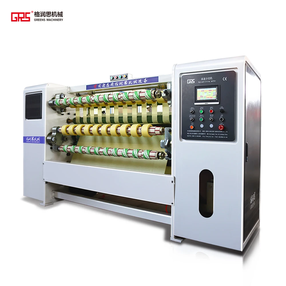 Gum tape jumbo roll slitting machine manufacture