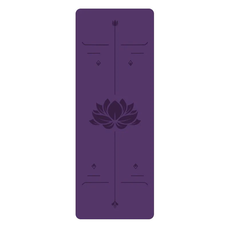 2023hot selling anti slip organic biodegradable luxury keep health eco-friendly 3 mm travel PU yoga mat outdoor