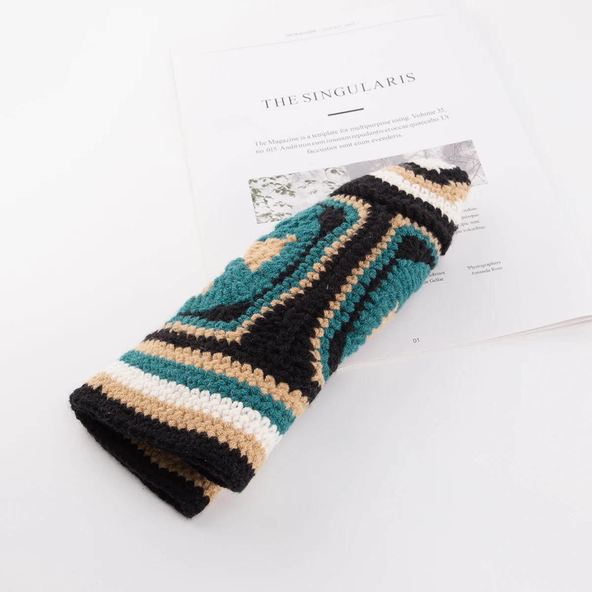 Designer Custom Knitted Flower Decor Bucket Crochet Sun Hats for Women