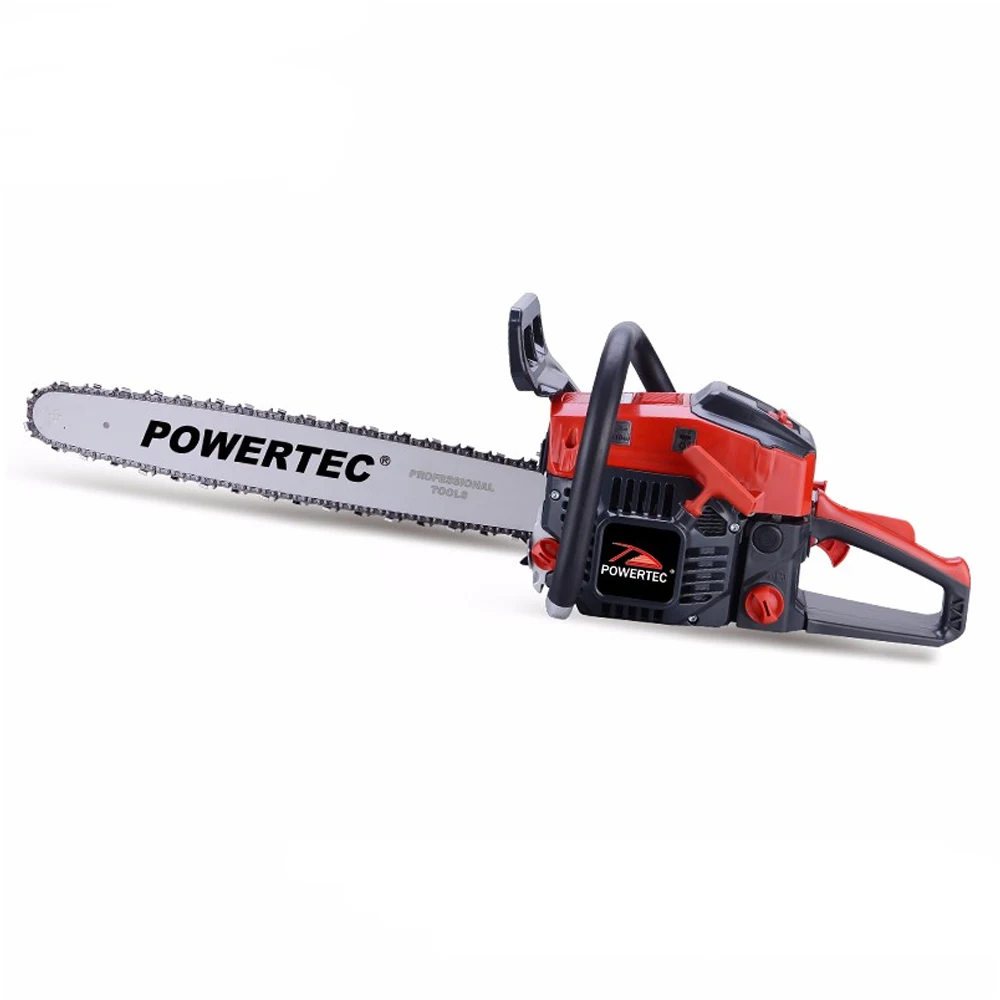 POWERTEC 3.0kw Industrial Tool Tree and Wood Cutting 62cc Petrol Chain Saw