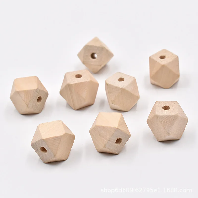  Eco Friendly Natural Colored 8Mm 25Mm Wooden Beads For