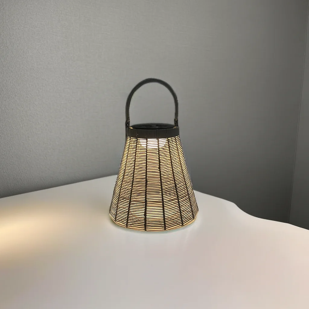 rattan garden solar lights outdoor waterproof fiber optic led mini spot light 1w for decoration