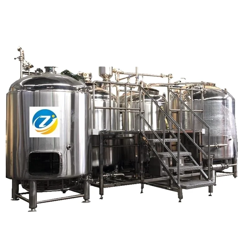 220v / 380v коммерческий микро пивоваренное оборудование три судна паровой нагрев система Brew