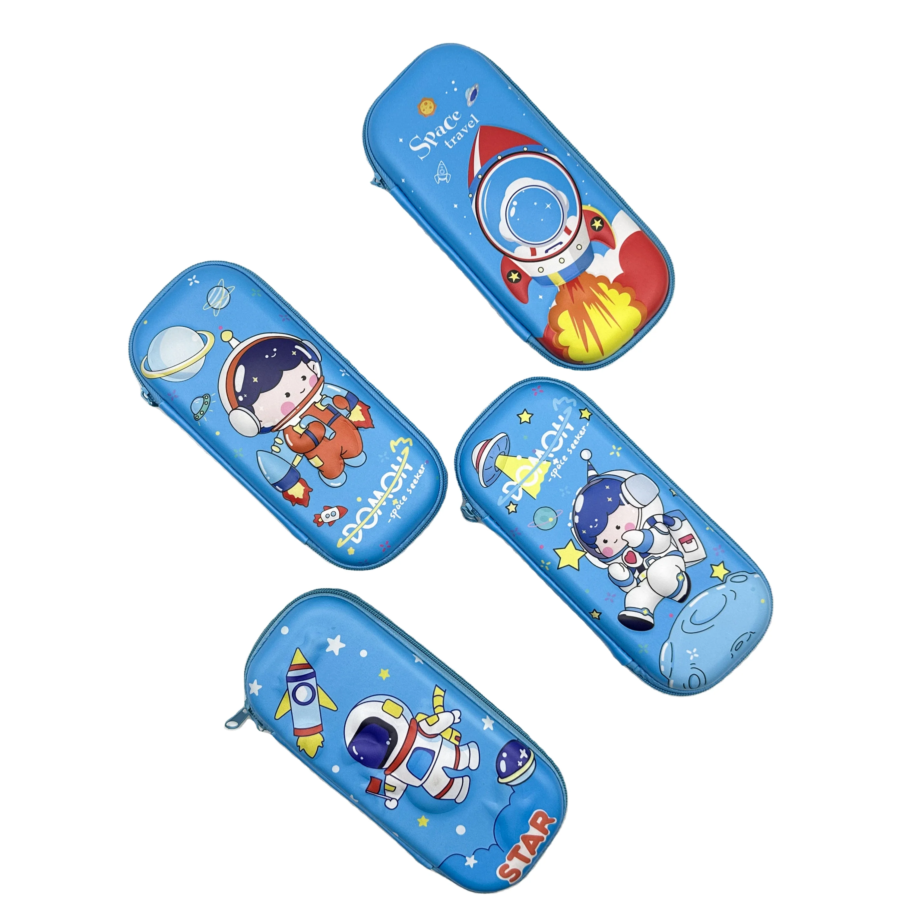 Large Capacity Handle Pencil Case Canvas Student Pencil Case Creative Multi Functional Stationery Bag Novelty Type