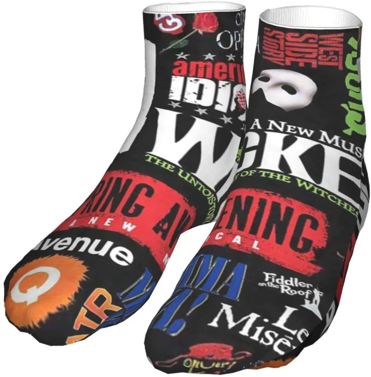 Оптовая продажа, высокое качество, лидер продаж, Модные дышащие носки с пользовательским логотипом, модные мужские жаккардовые носки с 3D принтом