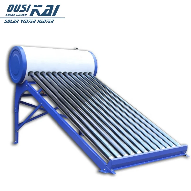 Rooftop Solar Water Heater Evacuated Tube Solar Hot Water System Polyurethane Jordan
