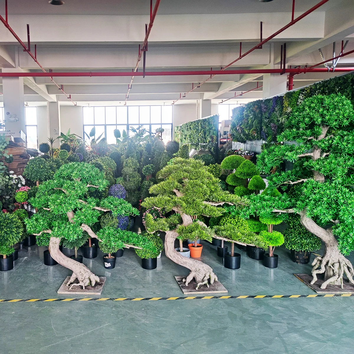 Artificial Areca Kwai Tree 150cm Artificial Topiary Palm Tree 4ft Tall Silk Plant Artificial Bonsai for Indoor Outdoor Decor