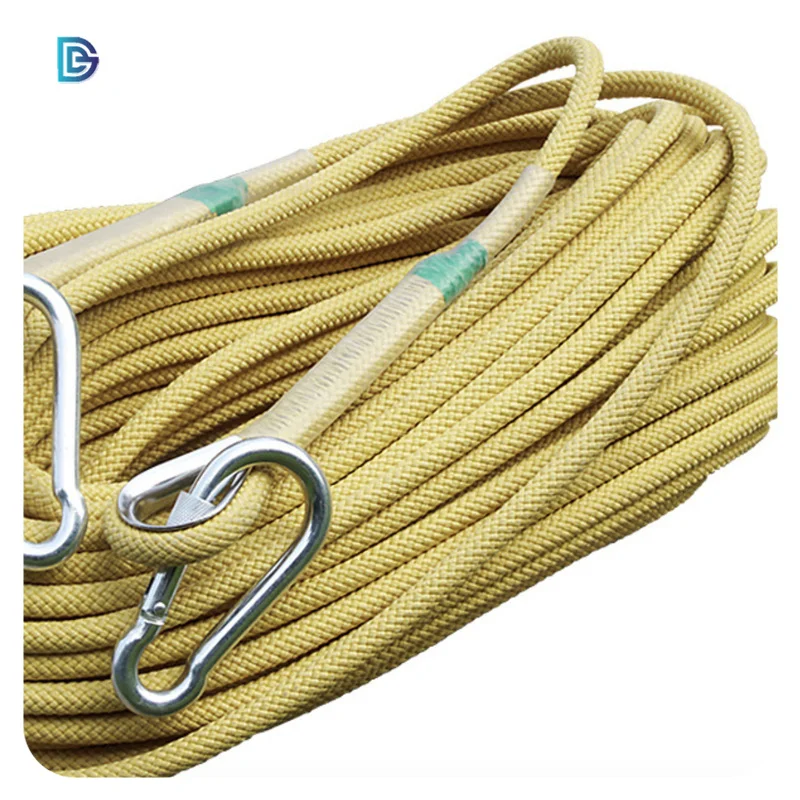 Hot Sale 6mm 8mm 10mm 12mm Customizable Kevlars Aramid Rope Factory Direct Various sizes Aramid Rope
