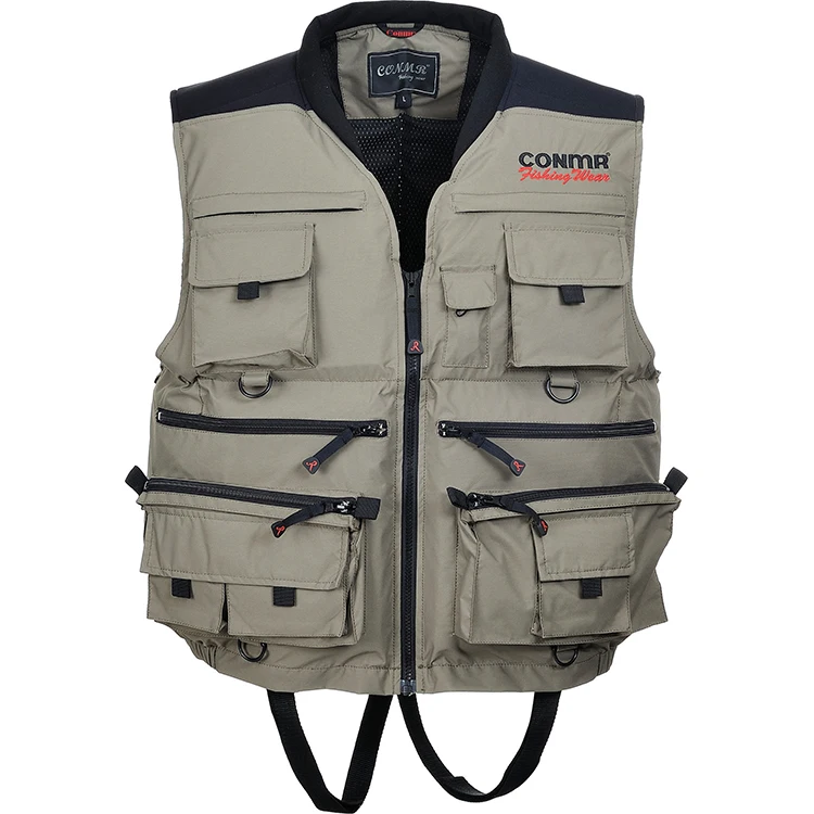 China Practical Multi Pockets Work Vest Fishing Life Vest For Fishing