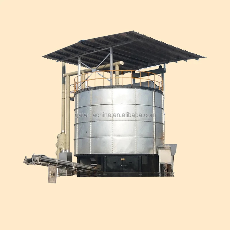 MS Organic Fertilizer Fermenter Chicken Manure Composting Equipment Livestock Waste Fermentation Tank