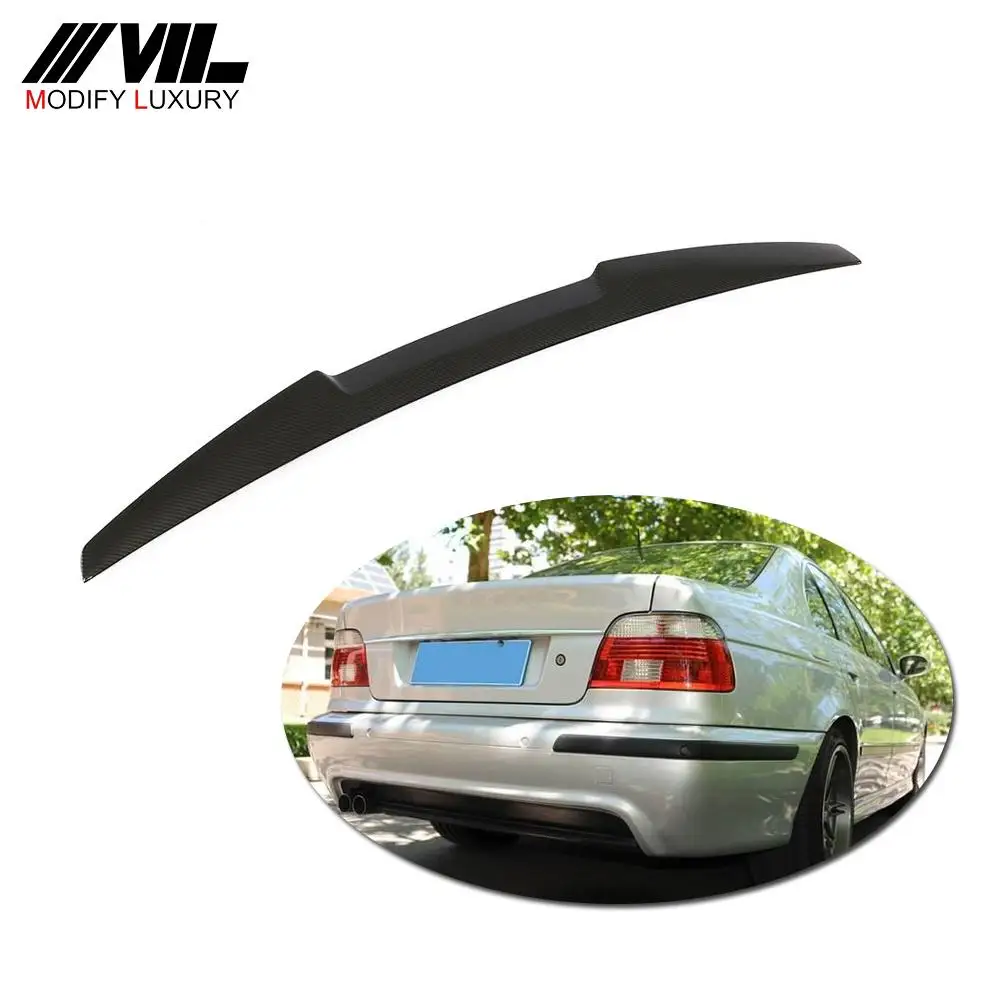 Carbon Fiber Car Rear Wing Spoiler for BMW 5 series E39 525i 528i 530i 540i Base Sedan 4 Door 1996-2003