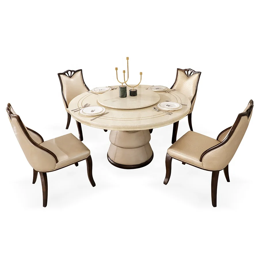 Столовый античный кухонный стол мраморный обеденный стол наборы деревянные обеденные столы