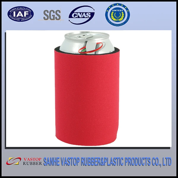 Wholesale folded Neoprene Foam can cooler Custom Beer 330ml Can Insulated with/without magnet Slim Can holder