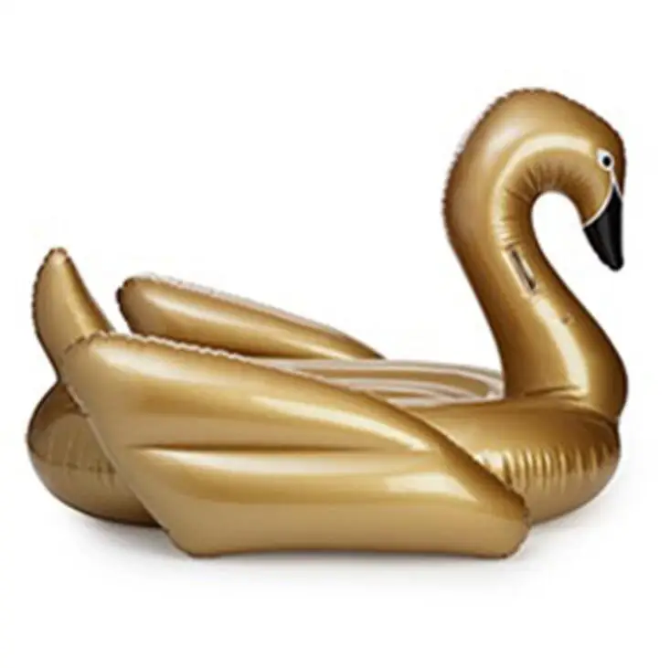 Summer swim pool Water sports air mattress Water party Toy Large Pvc  swimming Tube Rider island Floats Swan for adult