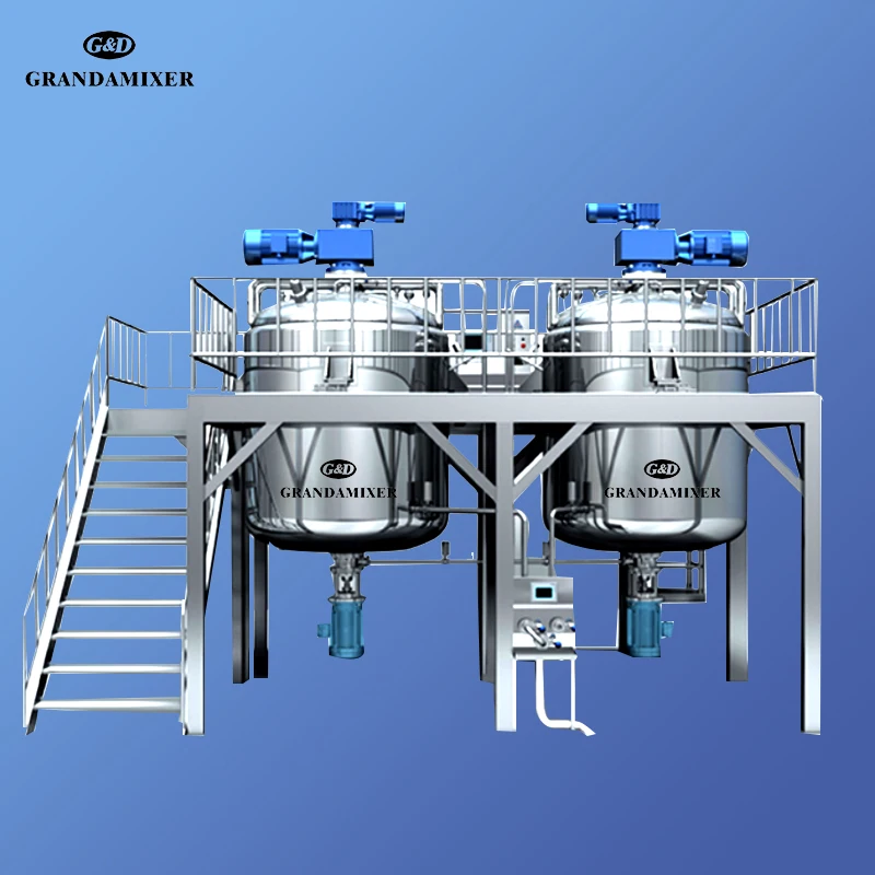 Cream Cosmetic Shampoo Liquid High Shear Homogenizer Mixer Emulsifier Mixer dispersing Silverson High Shear Mixer Prices