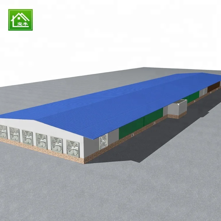 Домик для курицы дизайнерский домик разведения птицы куриных ферм строительная стальная конструкция