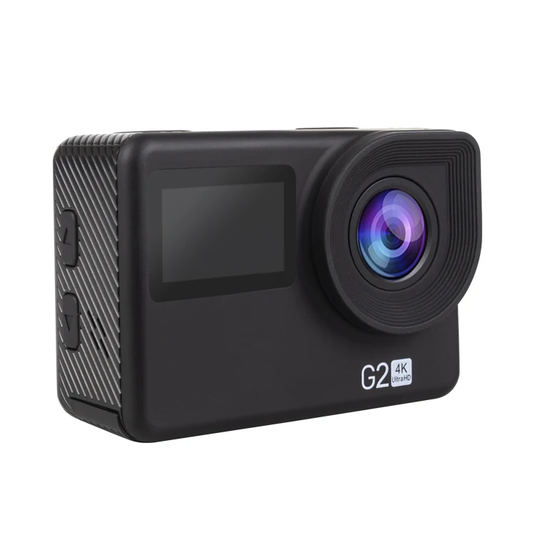  Оптовая продажа 4k Full HD 60fps Черный Спортивная камера 2 дюймов сенсорный экран 128 г ЖК-дисплей с водонепроницаемым чехлом и возможностью погружения на глубину до 30 м Экшн-камера удобная для использования в экстремальных видах