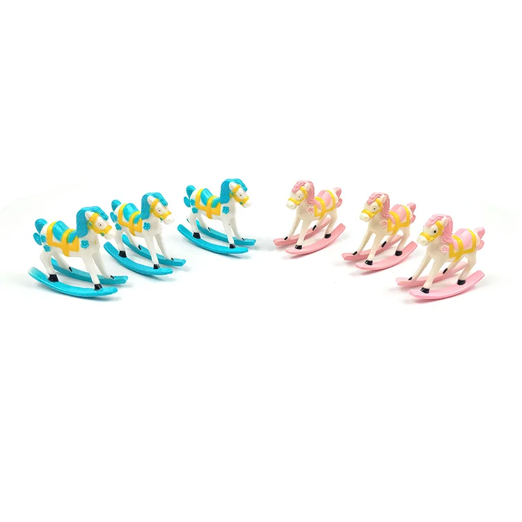 
Cute surprise gift mini soft vinyl Plastic MIni Doll Seesaw colorful zebra 