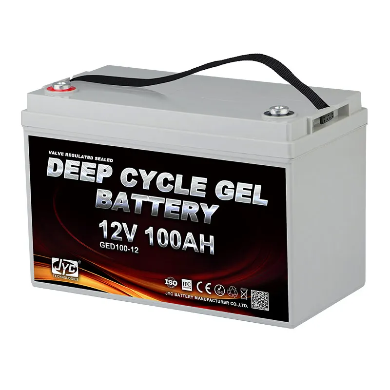 12V 100Ah Solar UPS Deep Cycle Gel Battery hight quality 2 pcs can be 24V 100Ah AGM Sealed Lead Acid Battery