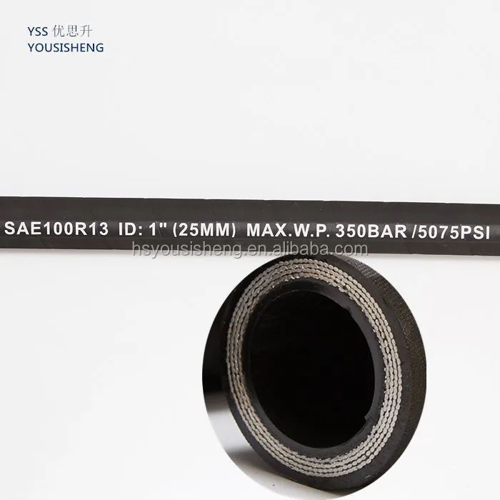 YSS Large diameter mechanical rubber pipe high temperature resistant excavator hose winding pipe