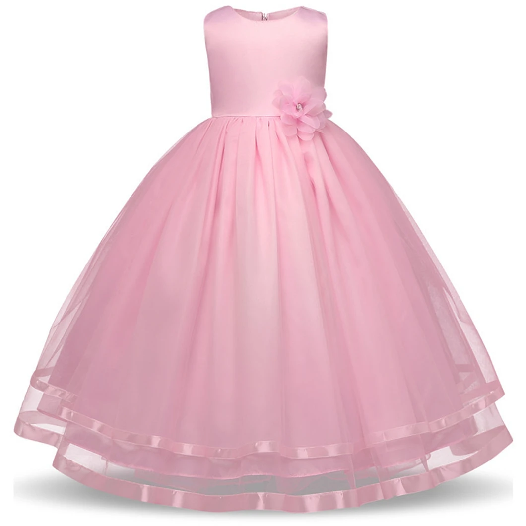 Toddler Girl tutu Dresses Best Selling Boutique Newest Design Fashion Summer Lace tulle Dress pageant party ball gown