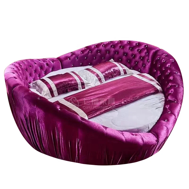 Роскошная круглая секс-кровать Kingsize для тематического отеля и частного секса
