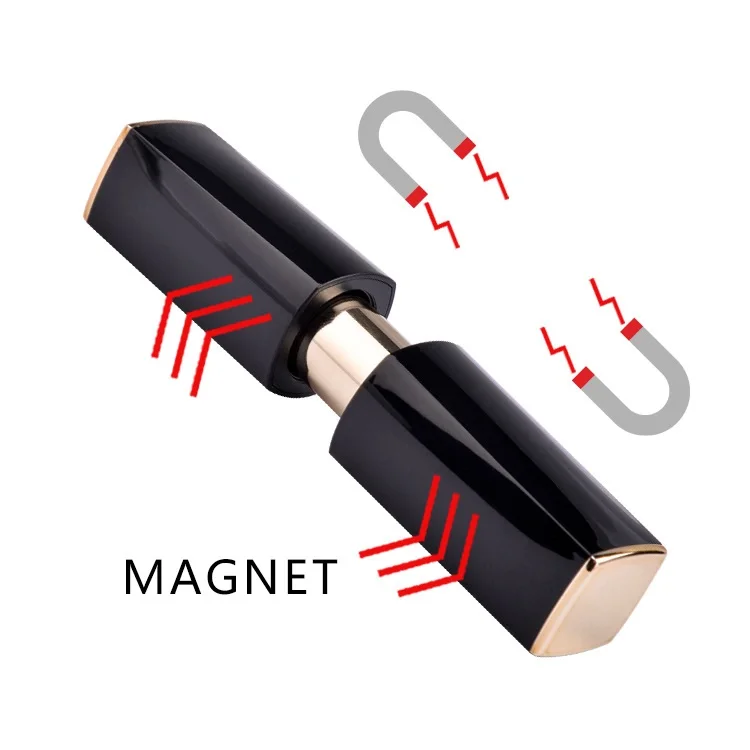  New arrival Luxury empty plastic black lip gloss tube container private label with