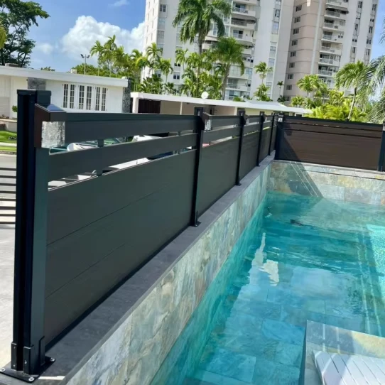 2024  Co-extrusion pro Waterproof Outdoor Composite Anti-UV Composite Modern New Outdoor Decoration Fence WPC Material