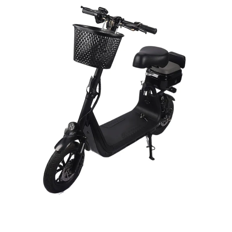 Small Harley electric vehicle two-wheel skateboard lithium bicycle adult lady walking small battery car for work