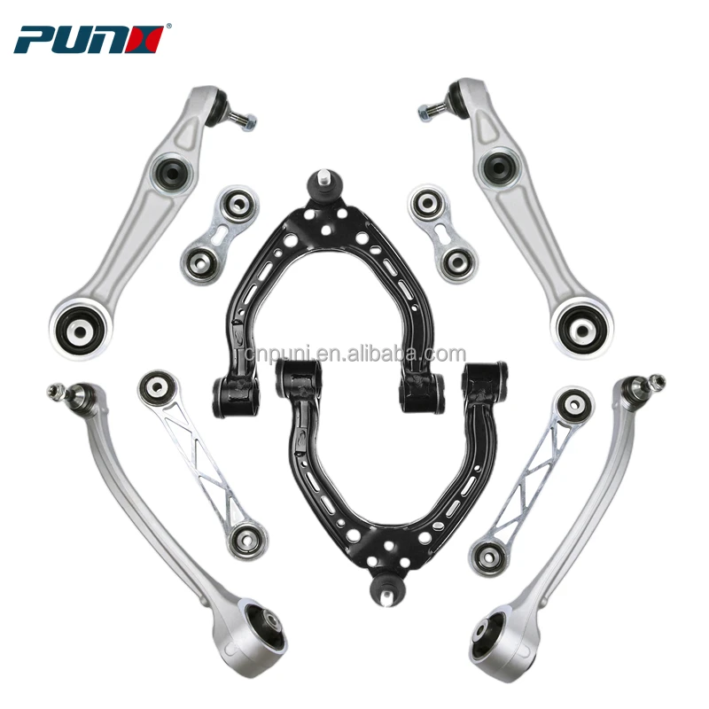 10pcs Car Suspension parts Front Lower control arm kit for model S 1041570-00-B 1043966-00-B 1048951-00-C