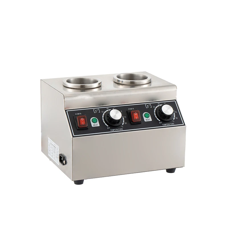 Hot Sale Commercial Double Cheese Sauce Bottle Warmer Cheese Stainless Steel Sauce Warmer Electric Soy Sauce Bottle Heater