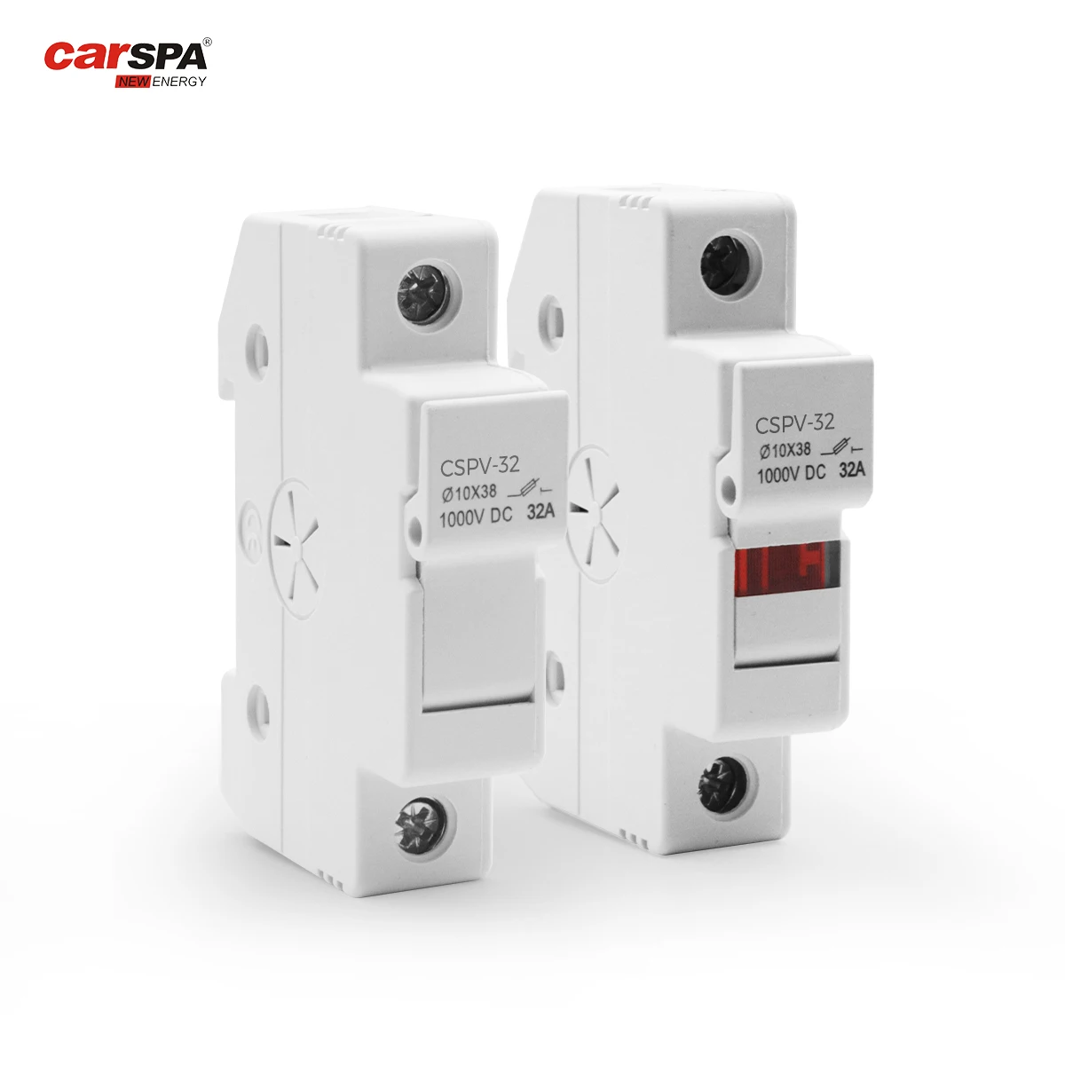 carspa 1A/2A/3A/4A/5A/6A/8A/10A/12A/15A/16A/20A/25A/30A/32A  IEC Electric Fuse Box Dc Fuse Solar