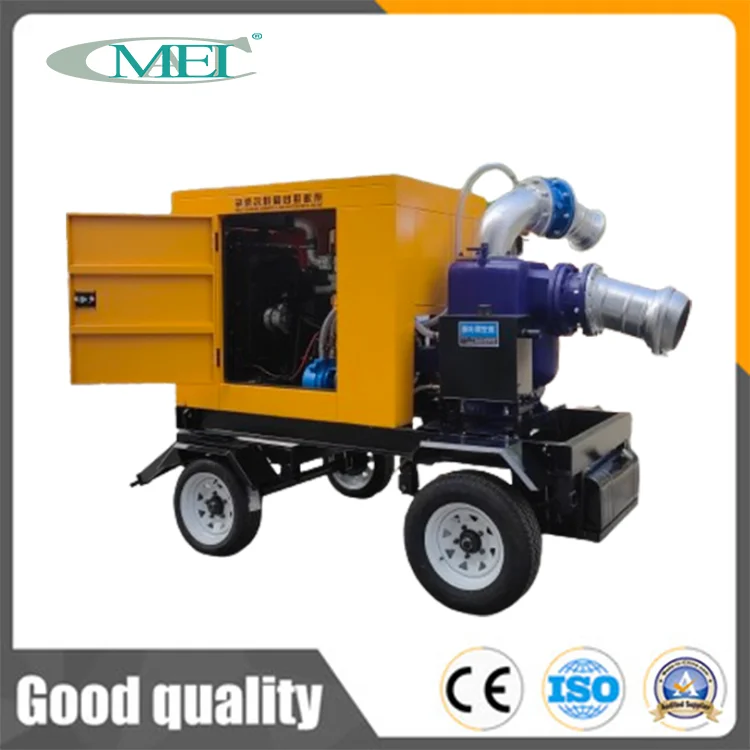 High Pressure Centrifugal Pump Mobile Pump Truck Flood Prevention, Flood Control and Drainage Trailer Pump