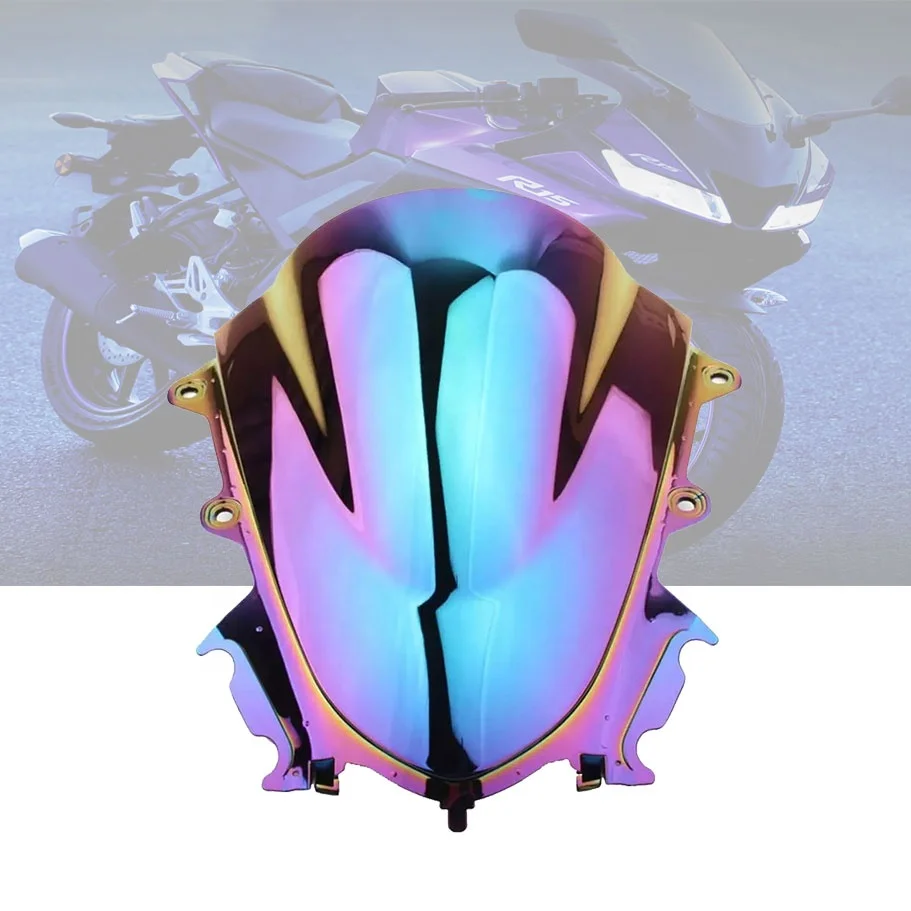 Motorcycle Accessories Racing Windshield Windscreen Deflectors Visor For Yamaha Yzf R15 V3 2017-2019