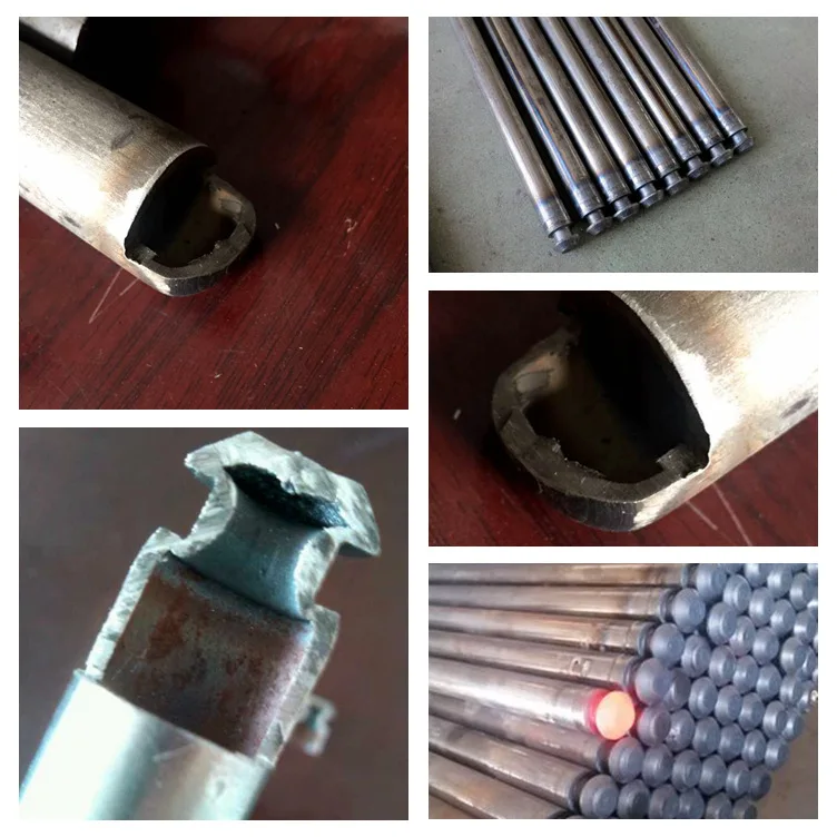 High speed copper aluminum metal tube pipe end hot heat spinning machine