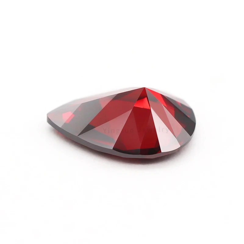 Gems Synthetic Pear Cut Stone Cubic Zirconia Top Quality 5a Cz Gemstone Garnet Synthetic Zircon Stone