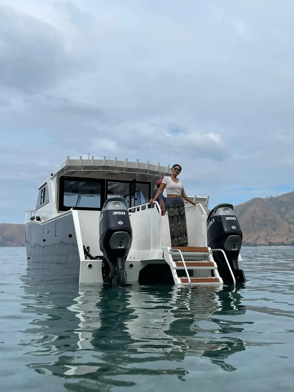 10m High Speed Luxury Fishing Boats Made in China Aluminum Saltwater Catamaran Boat for Sale